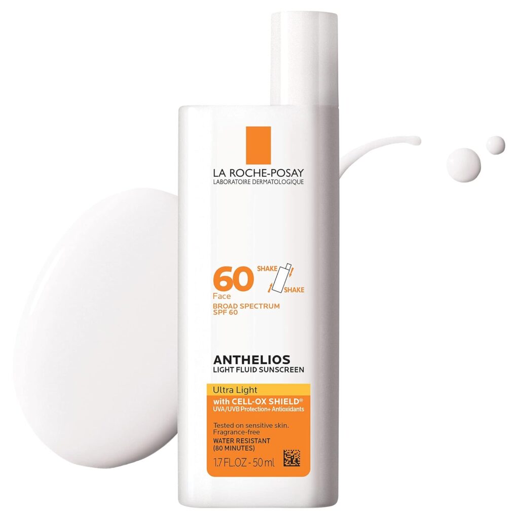 La Roche-Posay Anthelios Light Fluid Sunscreen SPF 60 with Cell-Ox Shield ultra-light formula