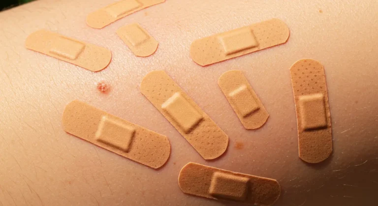 Multiple adhesive bandaids on skin with a small healing wound - Do bandaids protect scars from the sun effectively when using several?