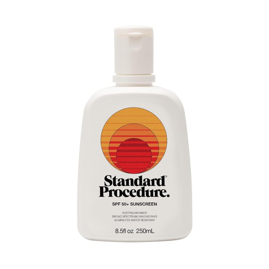 Standard Procedure unscented broad spectrum sunscreen SPF 50+ with water resistant protection