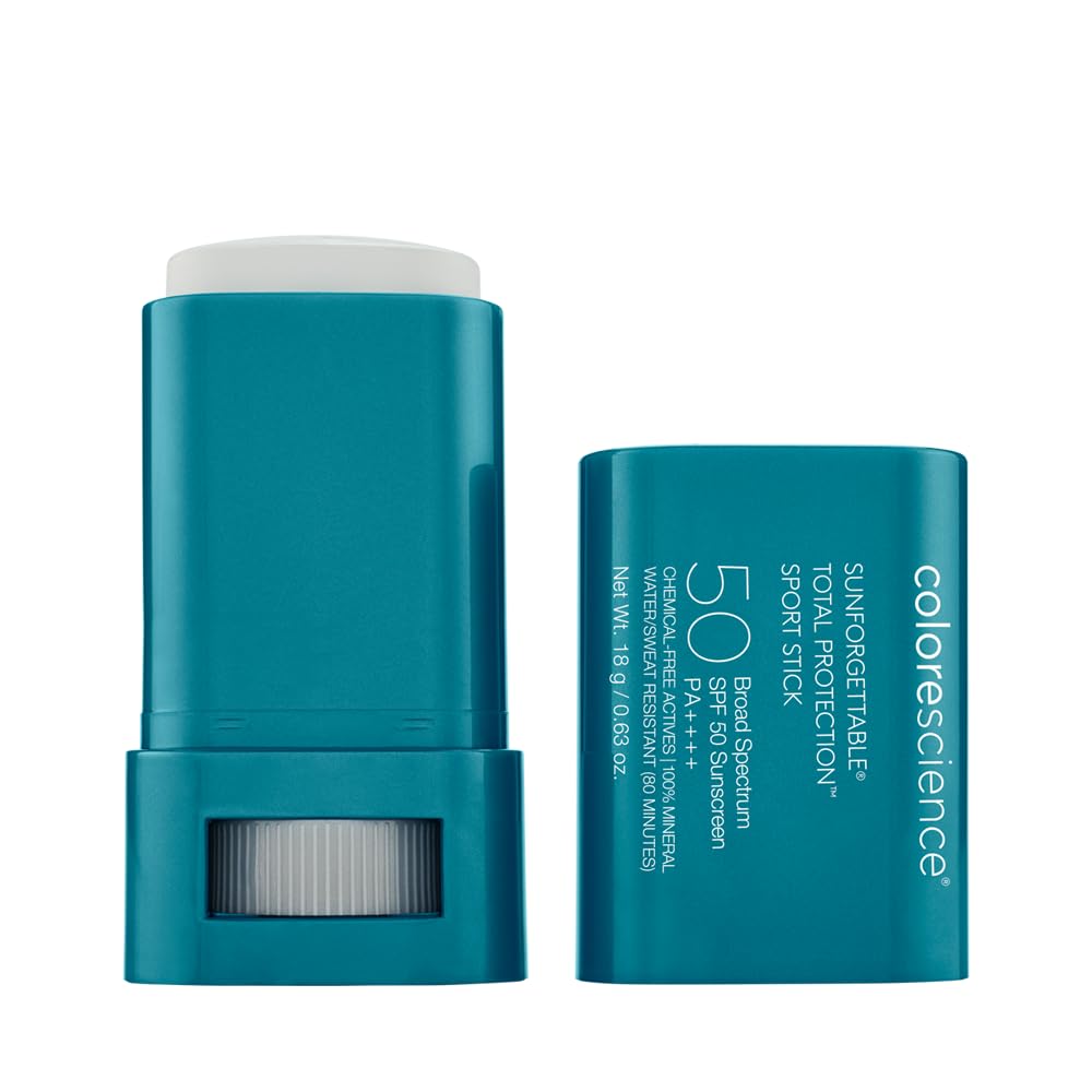 Colorescience Sunforgettable Total Protection Sport Stick SPF 50 | Mineral | Broad Spectrum | Water/Sweat Resistant